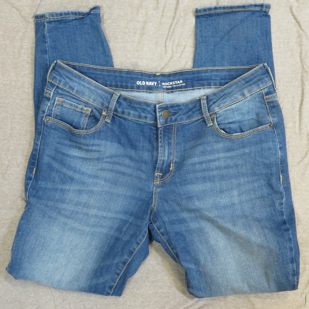 OLD NAVY Low Rise SKINNY ROCKSTAR Denim Jeans 12